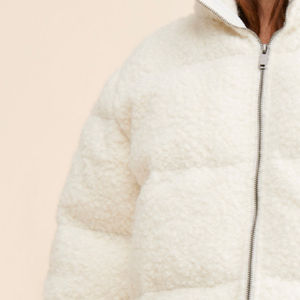 Veste en sherpa tendance et confortable pour femmes, respirante, légère, rembourrée de coton, en nylon, haute qualité 2026 - Product Image 2