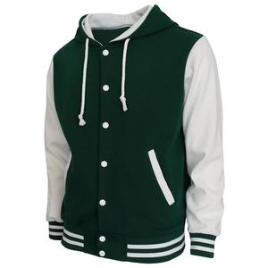 Chaqueta de invierno para hombre con letras de béisbol universitario de algodón y poliéster, chaqueta universitaria de invierno con bordado cuadrado de estilo universitario personalizado - Product Image 2