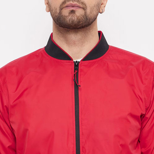 Chaqueta Bomber de Invierno para Hombre, Corte Ajustado, Estilo Urbano, Cuello Alto, Transpirable, de Secado Rápido, Ecológica, de Algodón/Poliéster - Product Image 6