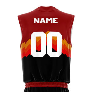 Uniforme de Baloncesto de Diseño Nuevo Hecho a Medida para Equipos, Venta al por Mayor, Conjunto de Camiseta y Pantalones Cortos de Baloncesto Transpirables de Secado Rápido - Product Image 6