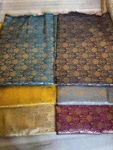 Tissu de brocart Jacquard doux pour robes traditionnelles indiennes tenues de mariage ameublement et approvisionnement en textiles en vrac - Product Image 3