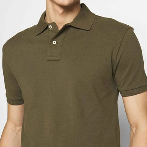 Camiseta de punto de verano táctica Lisa para hombre, camiseta de manga corta de secado rápido para Polo para hombre - Product Image 5