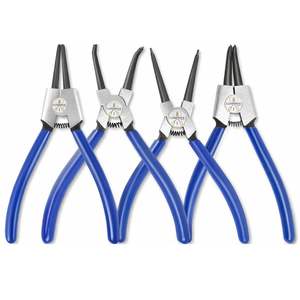 ชุดคีมตัดวงแหวนสแตนเลส 4 ชิ้น ขนาด 7 นิ้ว ปากตรง/ปากงอ น้ำหนักเบา ทำงานลื่นไหล ทนทาน สำหรับงาน DIY และทำเครื่องประดับ - Product Image 1