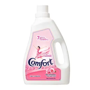 Comfort Verdunde 7in1 Ui 4x2l Fles Wasverzachter Met Bloemen Geurige Natuurlijke Zachte En Milde Grote Capaciteit Lichte Geur