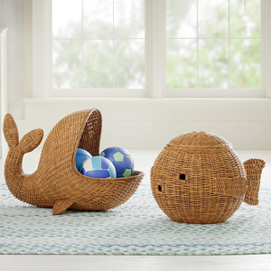Hot Sale Natural Rattan <b>Basket</b> <b>Animal</b> Shape Storage Hamper <b>Baskets</b> for Children Toys and Clothing - Product Image 4