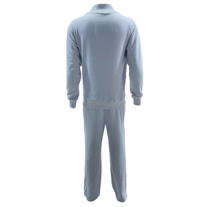 Ensemble de sweat-shirt à col montant en coton pour homme personnalisé, logo brodé, sweat-shirt uni, survêtement décontracté, survêtement de sport - Product Image 2