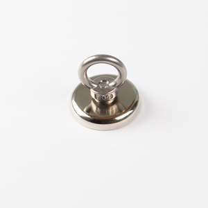 Gripper piatto in neodimio Ø40x7,8mm con occhiello - Product Image 1