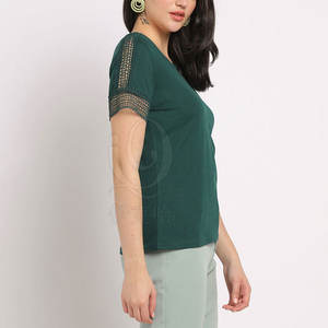 Camisetas de mujer más populares Ropa informal Camisetas de mujer Precio barato Camisetas de mujer - Product Image 3