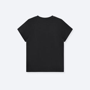 Camiseta Corta de Alta Calidad para Mujer, Cuello Redondo, Corte Ajustado, Transpirable, Ecológica, Lisa, con Logotipo Personalizado Impreso - Product Image 5