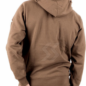 Vêtements d'hiver Casual Distressed Hoodies Solid Color Casual Fashion Wear Slim Fit Distressed Hoodies For Men - Product Image 6