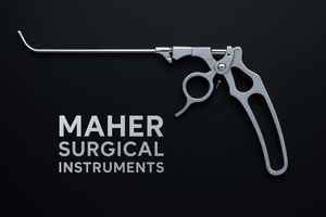 HOSEMANN Poinçon frontal Sinus Recess Entreprise certifiée CE Avec irrigation centrale LUER-Lock Mahersi - Product Image 3