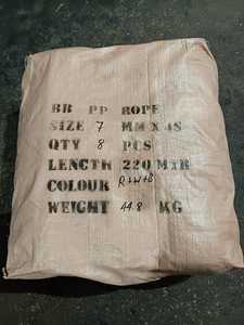 Meilleure vente de haute qualité 7MM * 4S * 220M rouge blanc bleu PP corde de pêche 44.80KGS haute résistance pour l'emballage agricole 8 pièces/sac - Product Image 3