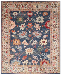 Large Modern Turkish Hand Knotted Wool Bamboo Silk Carpet Luxurious Embroidered Abstract Area <b>Rugs</b> Set for Home Office Cotton - Product Image 1