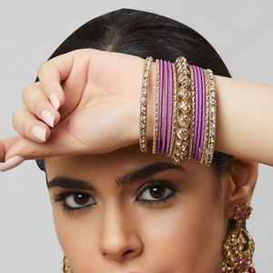 Nouveautés 2025 : Parures de bracelets vintage en verre pour femme, ensembles de bijoux artificiels de mariage de haute qualité - Product Image 4