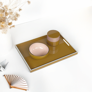 Wholesale Vietnam <b>Lacquerware</b> Tray Eco-Friendly Folk Art VietnamCrafts Handicraft Durable Cafe Dining Table Home Decor Art - Product Image 3