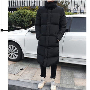 Nuevo logotipo personalizado de alta calidad de invierno negro Puffer Coat Streetwear con capucha Hombres Abajo Chaqueta - Product Image 2