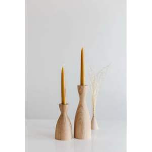 Bougeoir de couleur bois naturel meilleur design pour mariage ou noël maison pierres décoratives lanternes bocaux à bougie - Product Image 4