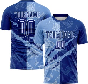 Conjunto de camisetas de fútbol de transferencia térmica OEM ODM personalizado 2025. Kit de fútbol ligero antibacteriano de secado rápido al por mayor MOQ bajo - Product Image 4