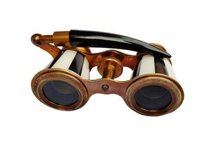 Jumelles d'opéra pour adultes avec poignée, style vintage compact, accessoire de visionnage - Product Image 4