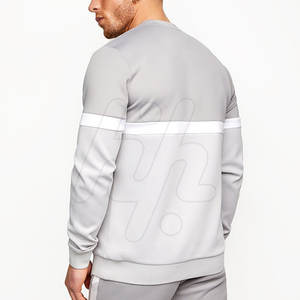 Conjunto de chándal de gimnasio de 2 piezas de talla grande para hombre con diseño personalizado de invierno, productos HUZAIFA transpirables de secado rápido - Product Image 3