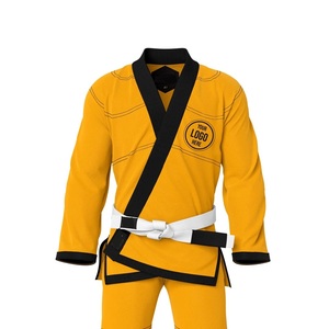KIMINOS BJJ Karate Gi Fabricante Vinor Deportes Cinturones de cuero genuino Karate Uniformes/Chaquetas de Sialkot Pakistán - Product Image 1