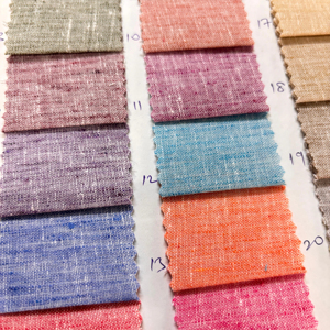 Tela Lisa teñida con aspecto de lino | Material de camisa para camisas y vestidos personalizados a un precio asequible - Product Image 1