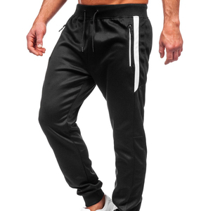 Pantalons de jogging tendance pour hommes en molleton uni avec taille élastique, cordon de serrage, motif 3D, tissu de leggings pour l'automne et l'hiver - Product Image 2