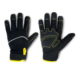 Guantes de protección mecánica de seguridad TPR de cuero sintético de impacto de petróleo y gas de alta calidad Guantes antideslizantes TPR para combatir incendios - Product Image 3