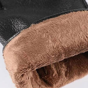 Guantes de cuero genuino para conducir Guantes de cuero de ajuste cómodo para hombres y mujeres a precio barato - Product Image 3