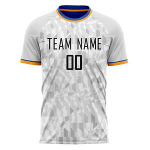 Camiseta de Fútbol Personalizada para Equipo, Ropa Deportiva Masculina de Secado Rápido, Camiseta de Fútbol de Poliéster Sublimado con Impresión de Nombre y Número - Product Image 6