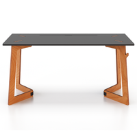 Bureau de travail moderne convertible de qualité supérieure, modulaire, pour usage commercial, en tissu écologique, contreplaqué de bouleau, Valchromat