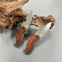 CM4R Hochwertige Edelstahl klinge Camping Holzgriff Klapp Mini Kleines taktisches Messer Selbst rettendes Überlebens taschen messer