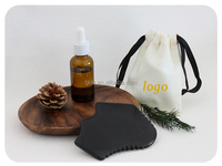 Outil de massage Gua Sha pour le corps et le visage, manche en pierre Bian pour amincissement de l'estomac, grattoir Guasha pour drainage lymphatique