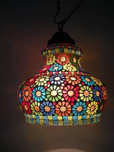 Home Decoration Handmade Romantic Hot Sale Mosaic <b>Glass</b> Tea Light <b>Candle</b> <b>Holder</b> Jars for Bars Wedding by HAND MADE CRAFT - Product Image 2