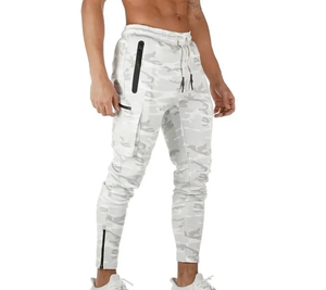Pantalon de survêtement de sport OEM en gros pour hommes – Décontracté, mi-lourd, respirant, séchage rapide, avec cordon de serrage, écologique - Product Image 2