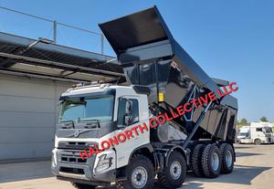Camion benne d'occasion Volvo FMX 500 8X4 2021 Euro 6 30t Diesel Conduite à gauche Automatique Manuelle pour l'exploitation minière - Product Image 2