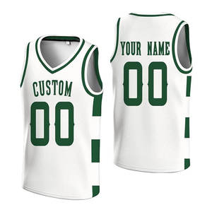 Maillot de basket-ball personnalisé avec impression par sublimation de haute qualité, nom et numéro, design personnalisé, qualité supérieure à prix abordable avec service OEM - Product Image 1