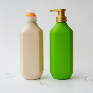 Bouteille en plastique HDPE 500ml avec pulvérisateur à pompe pour shampooing revitalisant Gel douche nettoyant pour le visage Lotion de soin du corps 2025 ans vente - Product Image 5