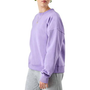 Custom Crewneck Fleece casual Cotton <b>Sweater</b> Oversized Crewneck <b>Vintage</b> Women Sweatshirt 100% Cotton OEM Sweatshirt 400 Gsm - Product Image 3