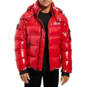 Custom Puffer <b>Jacket</b> Men with Hoodie Coats for Men Waterproof High Quality Street Wear Down <b>Jacket</b> Puffer - Product Image 1