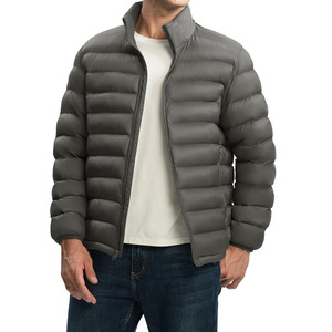 Chaqueta de Plumón para Hombre de Talla Grande, Diseño de Burbuja, Abrigo de Invierno, Cálido y Esencial, de Poliéster y Lona, Directo de Fábrica - Product Image 3