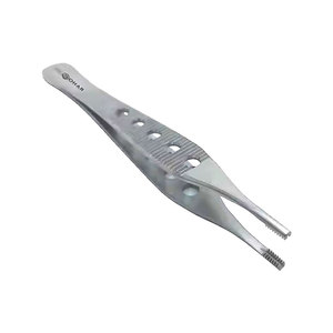 Instruments de chirurgie dentaire médicale de marque personnalisés 9x9 pinces adson marron pinces chirurgicales en acier inoxydable de haute qualité - Product Image 1