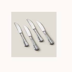 Juego de cubiertos de acero inoxidable real hecho a mano con mango de diseño, cuchillo de mantequilla pulido con espejo - Product Image 1