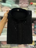 Tendance exclusive nouveauté haute qualité meilleure qualité vente chaude vêtements occasionnels rayonne avec Chikan travail hommes Kurta