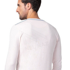 Camisetas de alta calidad de algodón de alta calidad de manga larga de gran tamaño para hombre, camiseta de talla grande, ropa para hombre - Product Image 5