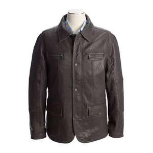 เสื้อแจ็คเก็ตผู้ชายสไตล์ใหม่คุณภาพสูง Zip Up Breathable ฤดูหนาวเสื้อแจ็คเก็ตสําหรับชาย 100% ของแท้หนัง OEM ขายส่ง 2024 - Product Image 2