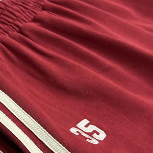 Pantalon de sport à rayures tendance, coupe droite, avec logo brodé, pantalon de survêtement ample en coton de haute qualité, pantalon de survêtement oversize pour homme à jambe large - Product Image 5