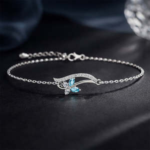 Pulsera de Plata 925 con Baño de Oro 14K y 18K, Incrustaciones de Diamantes y Perlas, Estilo Tenis, para Cada Momento, en Cualquier Ocasión! Regalo Perfecto - Product Image 2