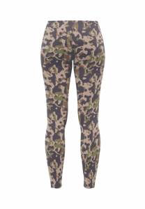 Collants de sport de Fitness décontracté pour femmes taille haute Leggings respirants fermeture à la taille élastique pantalon à motif solide tissu tricoté - Product Image 2