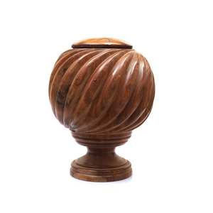 Urna de madera giratoria para cenizas humanas Urna de cremación decorativa para cenizas de adultos Unique Impresionante para cenizas funerarias de adultos Urna 200 CB - Product Image 5
